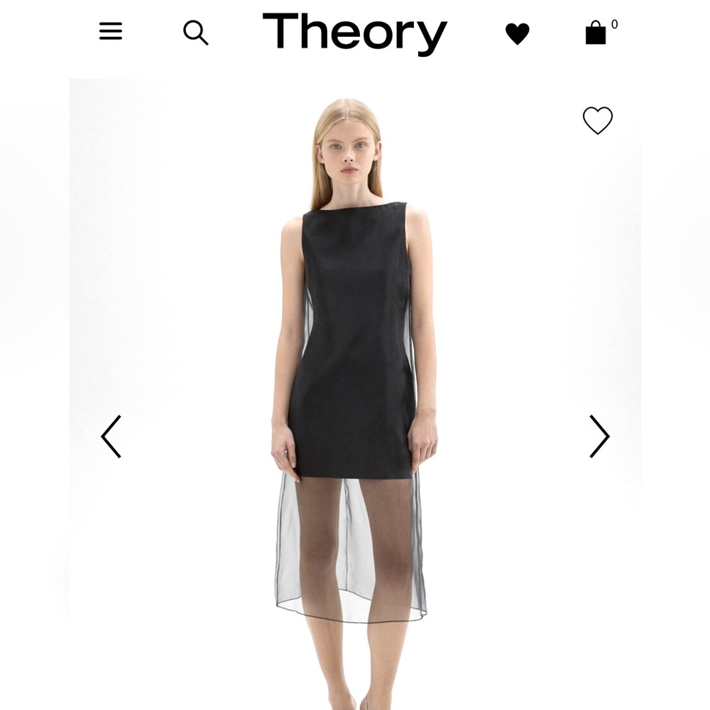 Overlay Midi Dress Mesh & Linen